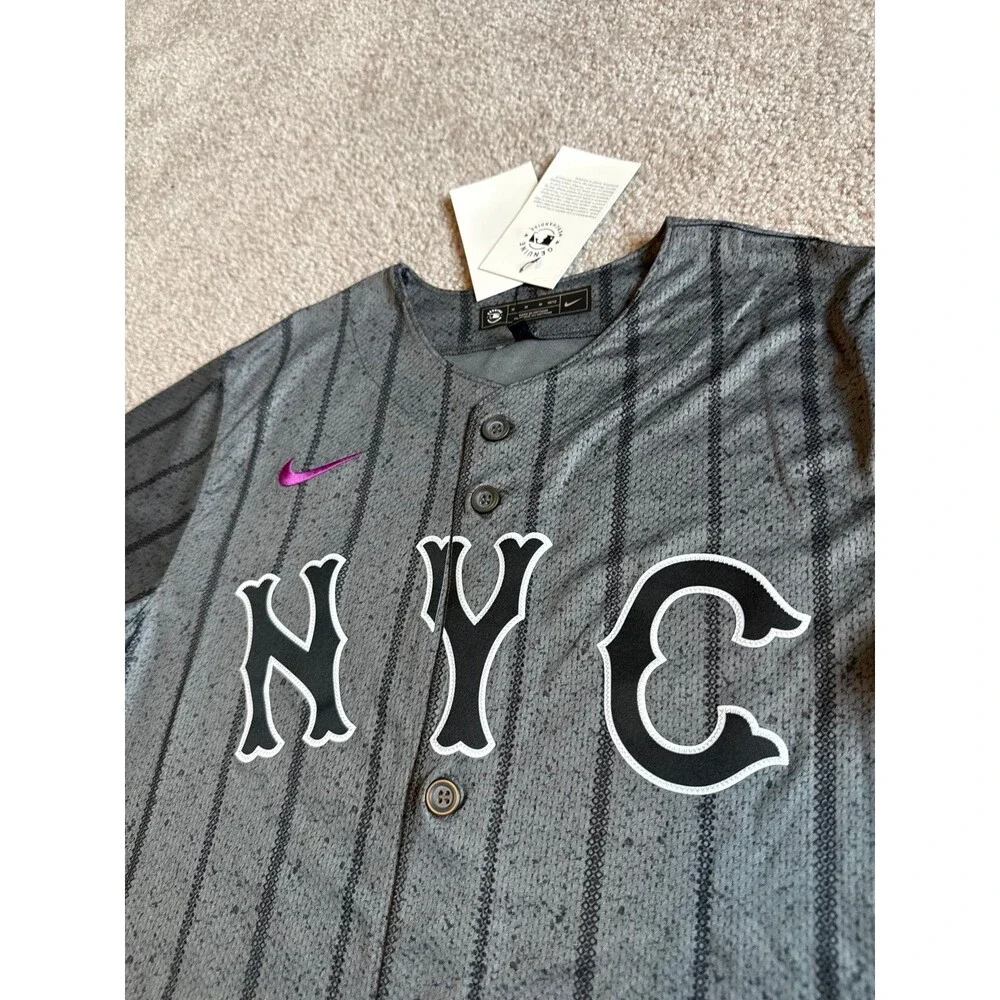 New York Mets Nike NWT City Connect Youth MLB Jersey Size Medium